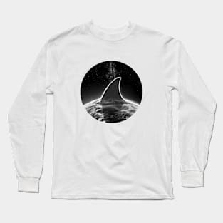 Ocean Planet- monochrome version Long Sleeve T-Shirt